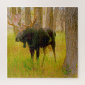 We houden van Moose Wyoming. Legpuzzel (Verticaal)