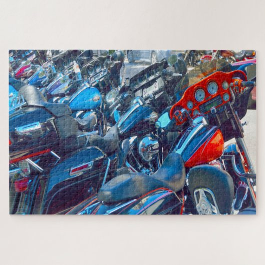 We houden van motorfietsen in Florida Legpuzzel (Horizontaal)