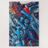 We houden van motorfietsen in Florida Legpuzzel (Verticaal)