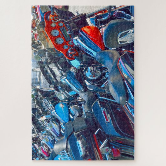 We houden van motorfietsen in Florida Legpuzzel (Verticaal)