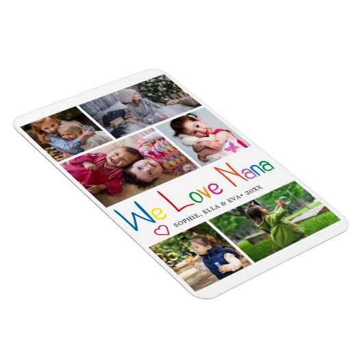 We houden van Nana Photo Collage Magneet (Rechterzijde)