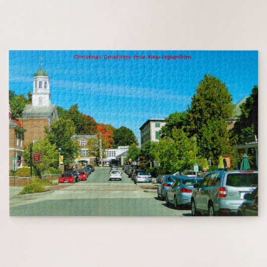 We houden van New Hampshire Jigzaag Puzzle Legpuzzel (Horizontaal)