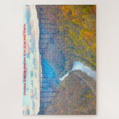 We houden van New River Gorge West Virginia. Jigza Legpuzzel (Verticaal)