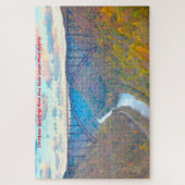 We houden van New River Gorge West Virginia. Jigza Legpuzzel (Verticaal)