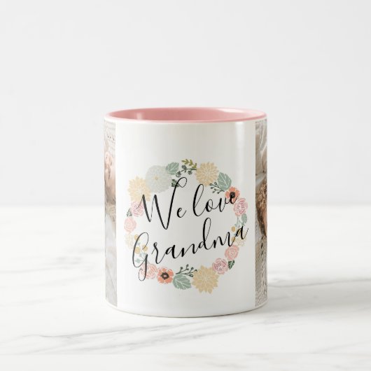 We houden van oma aangepaste foto Mok (Center)