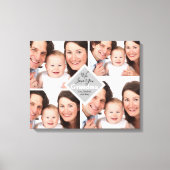We houden van oma Foto's Monogram Name Canvas (Voorkant)