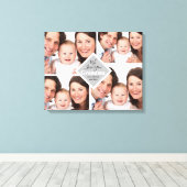 We houden van oma Foto's Monogram Name Canvas (Insitu (Houten vloer))