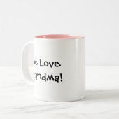 We houden van oma! Mok (Voorkant links)