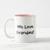 We houden van oma! Mok (Links)