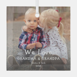 We houden van oma & opa Ornament