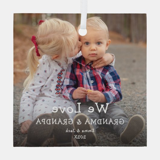 We houden van oma & opa Ornament (Achterkant)