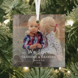 We houden van oma & opa Ornament