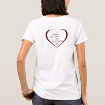 We houden van omdat vrouwen korte mouw Shirt