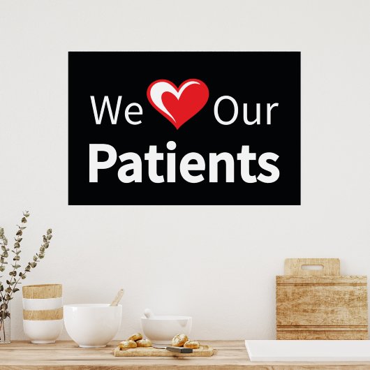 We houden van ons Poster patiënten (Keuken)