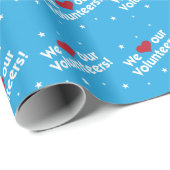 We houden van ons vrijwilligershart cadeaupapier (Rol Hoek)