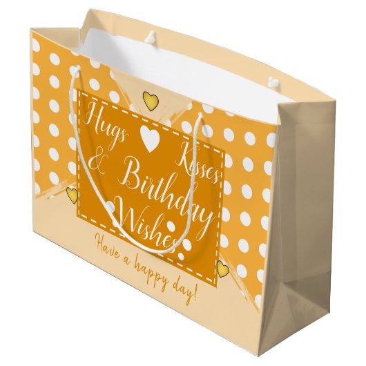 We houden van onze Auntie foto's die geel worden Groot Cadeauzakje (Achterkant Gekanteld)