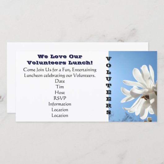 We houden van onze Bedankt met de 'VRIJWILLIGERS L (Voorkant / Achterkant)