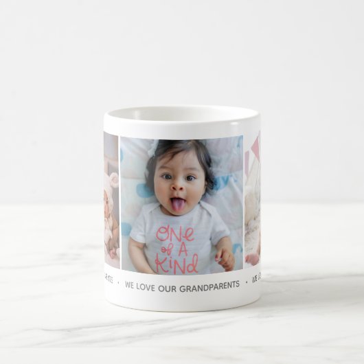 We houden van onze grootouders Photo Collage Mok (Center)