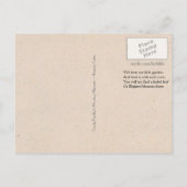 We houden van onze kleine Garden Guinee Pig Briefkaart (Achterkant)