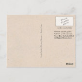 We houden van onze kleine Garden Guinee Pig Briefkaart (Achterkant)