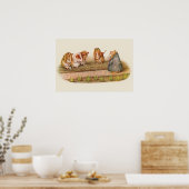 We houden van onze kleine tuinpareltjes poster (Keuken)