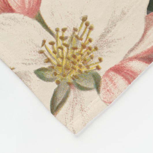 We houden van onze Nana, mam, moeder bloem Fleece Deken (Hoek)