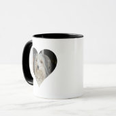 We houden van onze Nikkie gepersonaliseerde koffie Mok (Voorkant links)