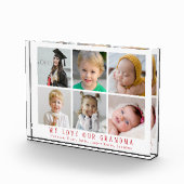 We houden van onze oma |Kleinkinderen Fotocollage Fotoblokken (Rechts)