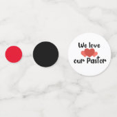 We houden van onze pastoor confetti (Achterkanten)