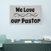 We houden van onze pastoor spandoek (Beurs)