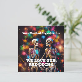 We houden van onze Rad Techs met Skeletons Sleutel