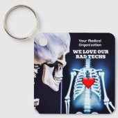 We houden van onze Rad Techs met X-Ray Sleutelhanger (Voorkant)
