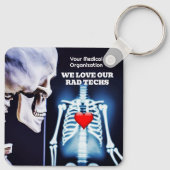We houden van onze Rad Techs met X-Ray Sleutelhanger (Achterkant)
