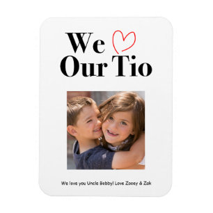We houden van onze Tio Photo Magnet Keepsake Magneet
