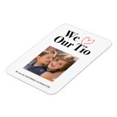 We houden van onze Tio Photo Magnet Keepsake Magneet (Linkerzijde)