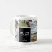 "We houden van onze vader" Wrap Around Koffiemok (Voorkant links)