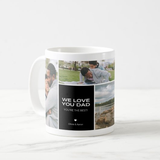 "We houden van onze vader" Wrap Around Koffiemok (Voorkant links)