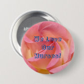 We houden van onze verpleegsters! Buttonnen Bedank Ronde Button 7,6 Cm (Voorkant /achterkant)