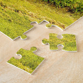 We houden van oude schuren in Wisconsin. Legpuzzel (Zijkant)