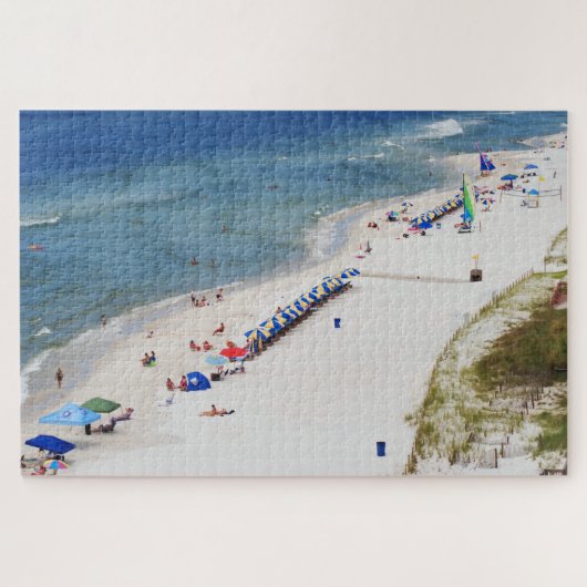 We houden van Panama Beach Florida Jigzaag Puzzle Legpuzzel (Horizontaal)