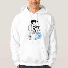 We houden van pap-hartverwarmende Vaderdag Hoodie