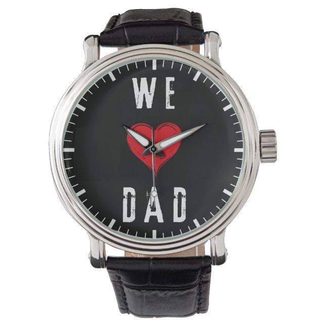 We houden van papa horloge | Paters Day Watch (Voorkant)