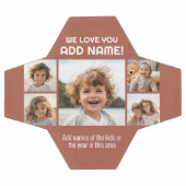 We houden van papa of opa - 5 Fotocollage Voetbal (Enkel)