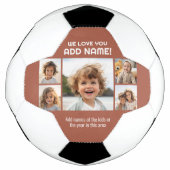 We houden van papa of opa - 5 Fotocollage Voetbal (Voorkant)