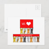 We houden van parfusionisten briefkaart (Voorkant / Achterkant)