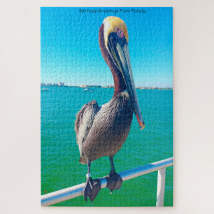 We houden van Pelikanen in Florida Jigzaag Puzzle Legpuzzel