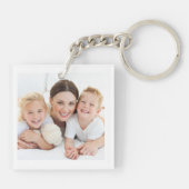 We houden van persoonlijke foto's van je moeder sleutelhanger (Achterkant)