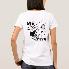 We houden van pizza's - Pizzaliefde - ASL ILY Obse T-shirt