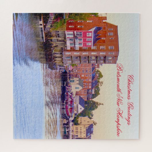 We houden van Portsmouth New Hampshire Legpuzzel (Horizontaal)