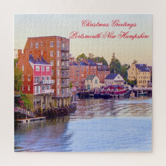 We houden van Portsmouth New Hampshire Legpuzzel (Verticaal)